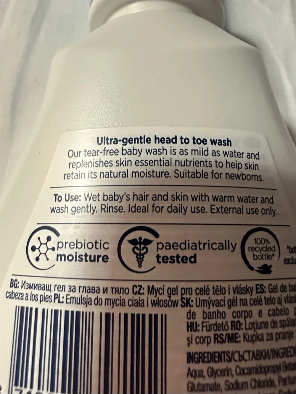 Baby Dove Sensitive Skin Care Head to Toe Wash Rich Moisture